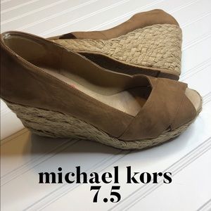 Michael Kors espadrille wedges